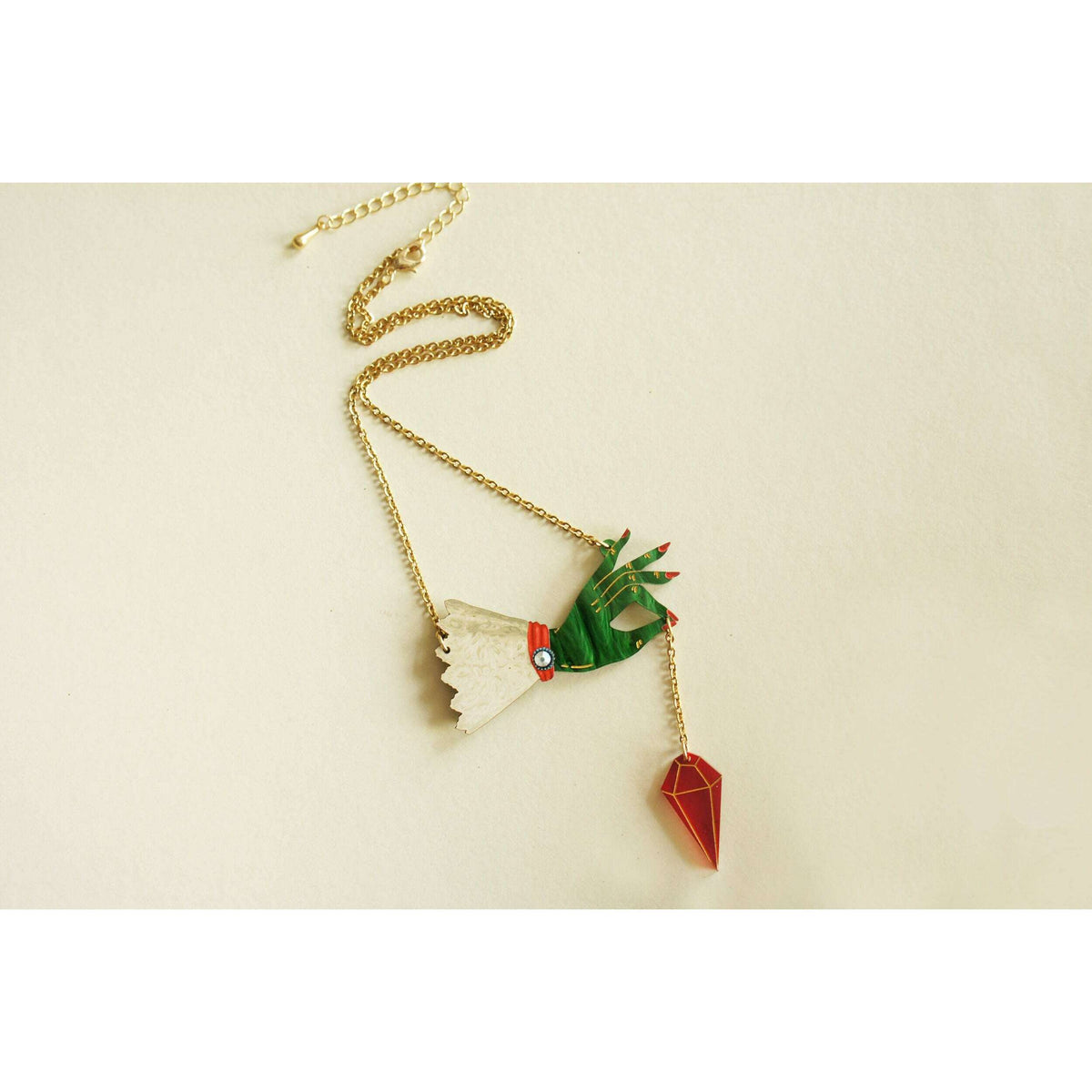 Witch Pendulum Halloween Necklace by Laliblue | PRE-ORDER SHIPS IN 2-3 WEEKS