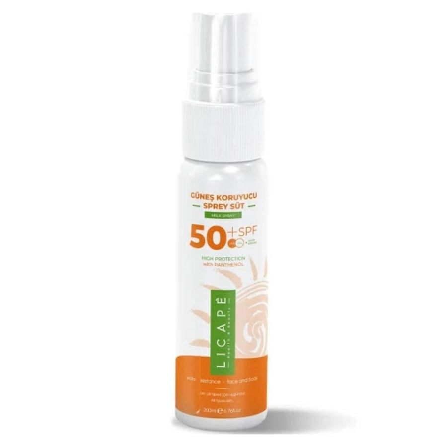 Licape Sun Protection Spray Milk SPF50+ UVA UVB 200ml