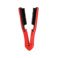 V Brushes Professional Double-Sided V-Style Blow Dry Brush Red