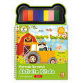 Lino Farm Finger Painting Activity Book for Kids