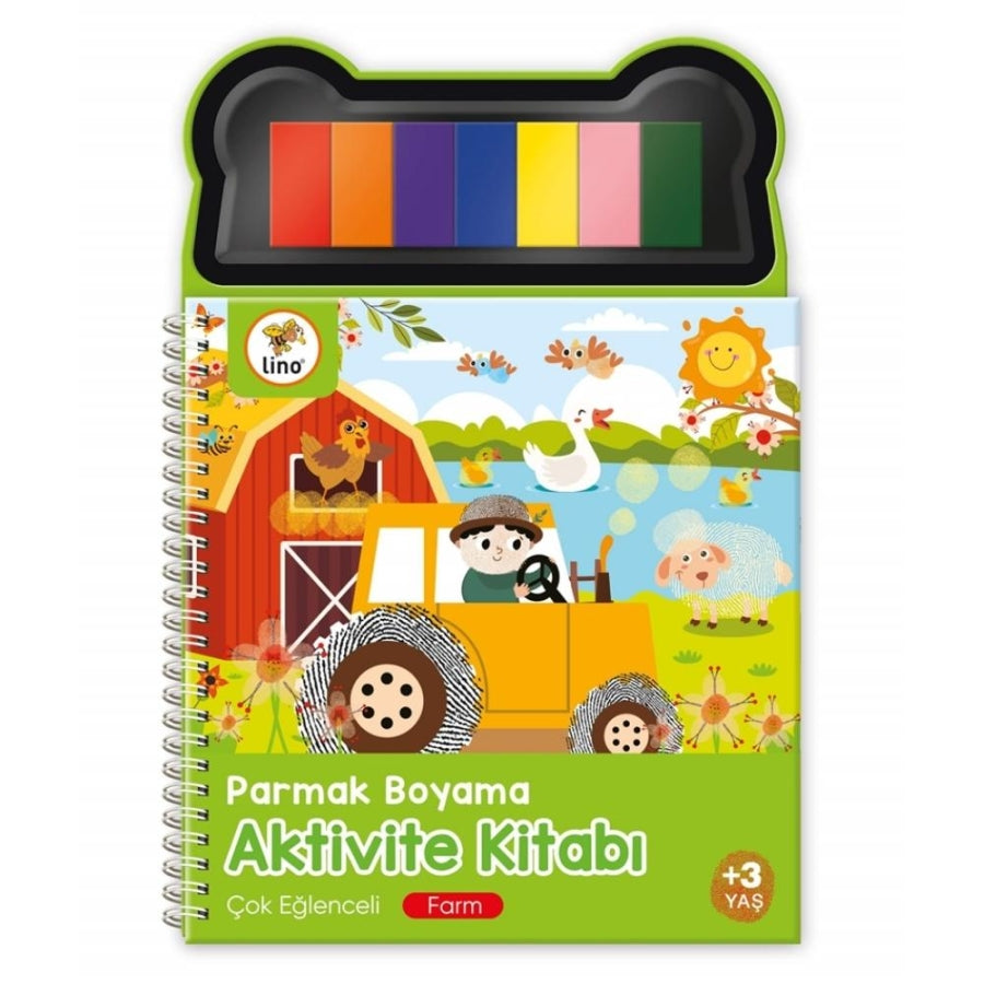 Lino Farm Finger Painting Activity Book for Kids