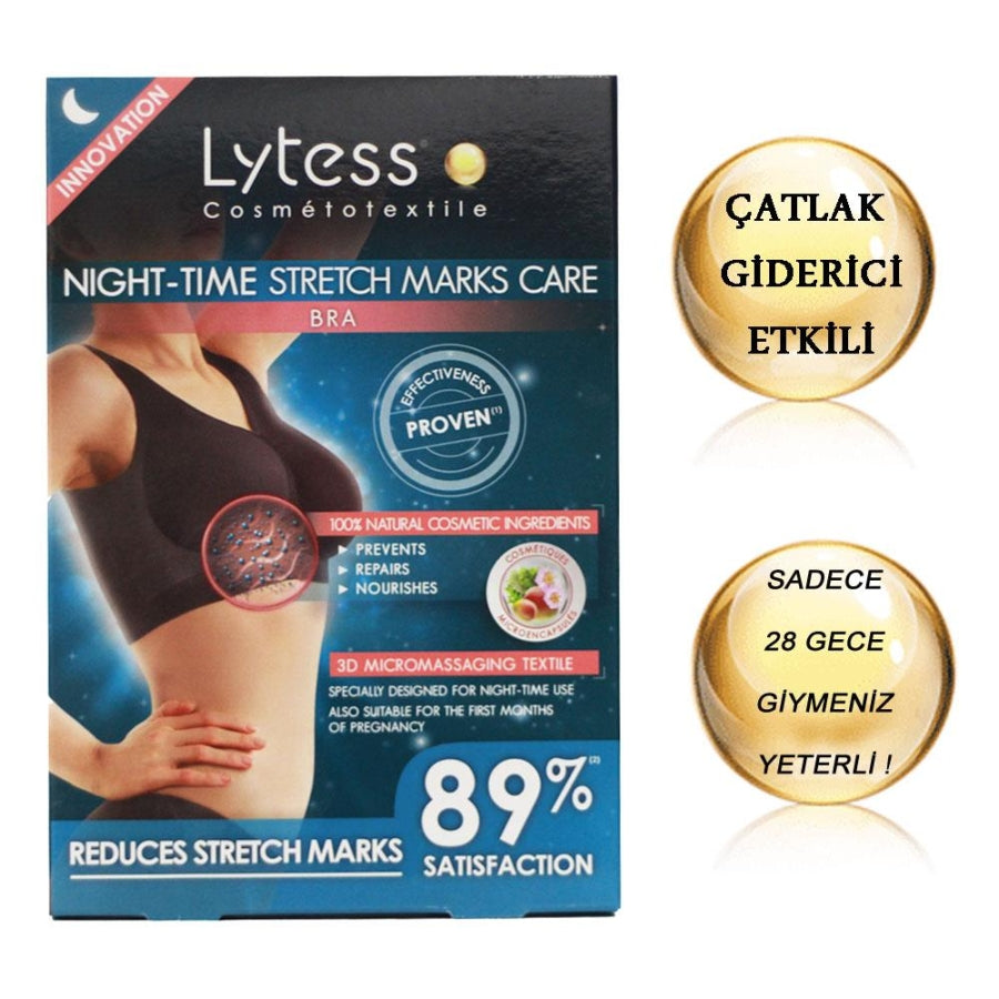 Lytess Night-Time Stretch Marks Care Bra Noir L/XL