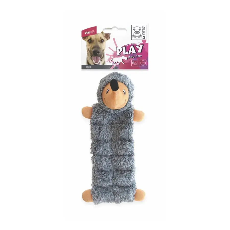 M-Pets Erizo Plush Hedgehog Dog Toy with Squeaker 43cm