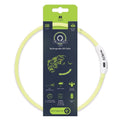 M-Pets Flash LED Dog Collar High Visibility Green 65 cm