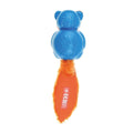 M-Pets Teddy Squeaky Rubber Dog Toy with Mute Mode Blue 30 cm