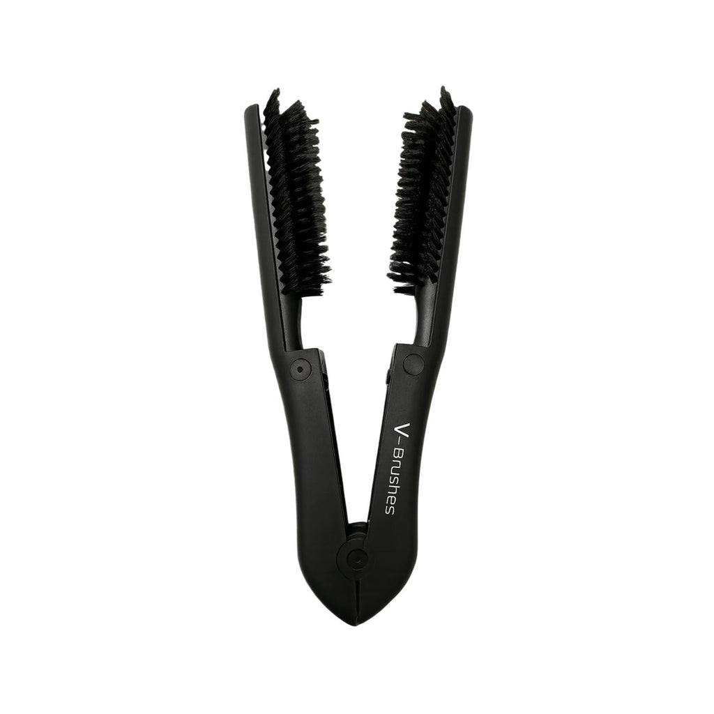 V Brushes Double-Sided Professional V-Style Blowout Brush Black