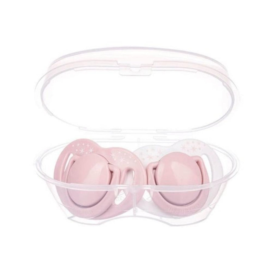 Mamajoo Orthodontic Pacifier with Storage Box 0m+ Powder Pink