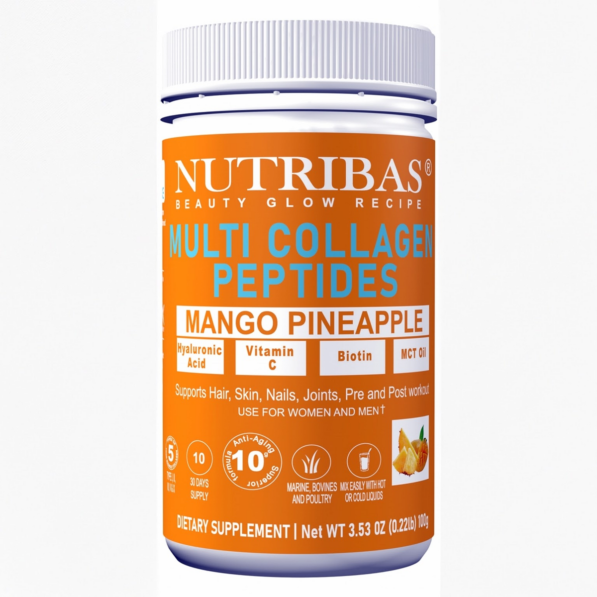 Multi Collagen Protein Powder – Unflavored, 300g