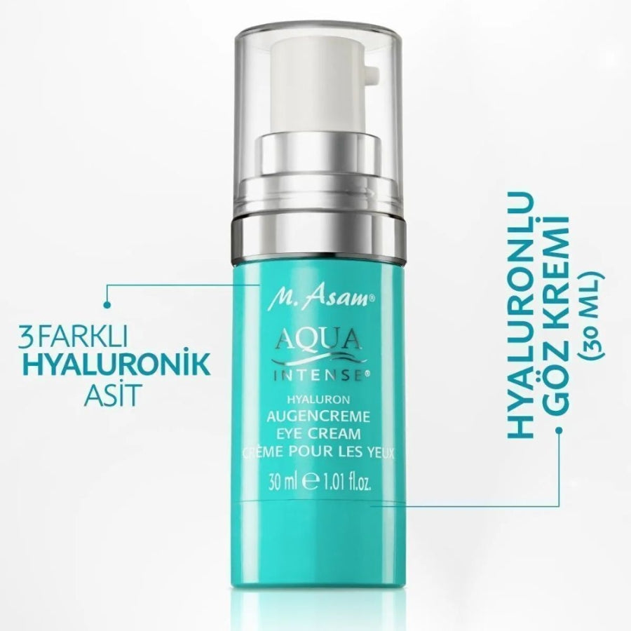 M.Asam Aqua Intense Hyaluron Eye Cream for Deep Hydration 30ml