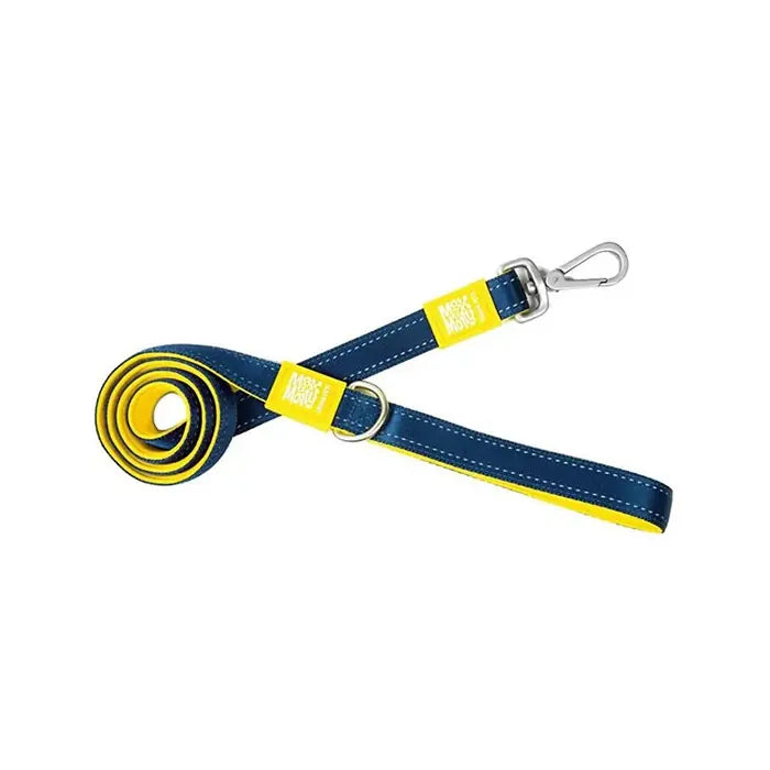 Max & Molly Matrix Yellow Padded Dog Lead Medium 120cm