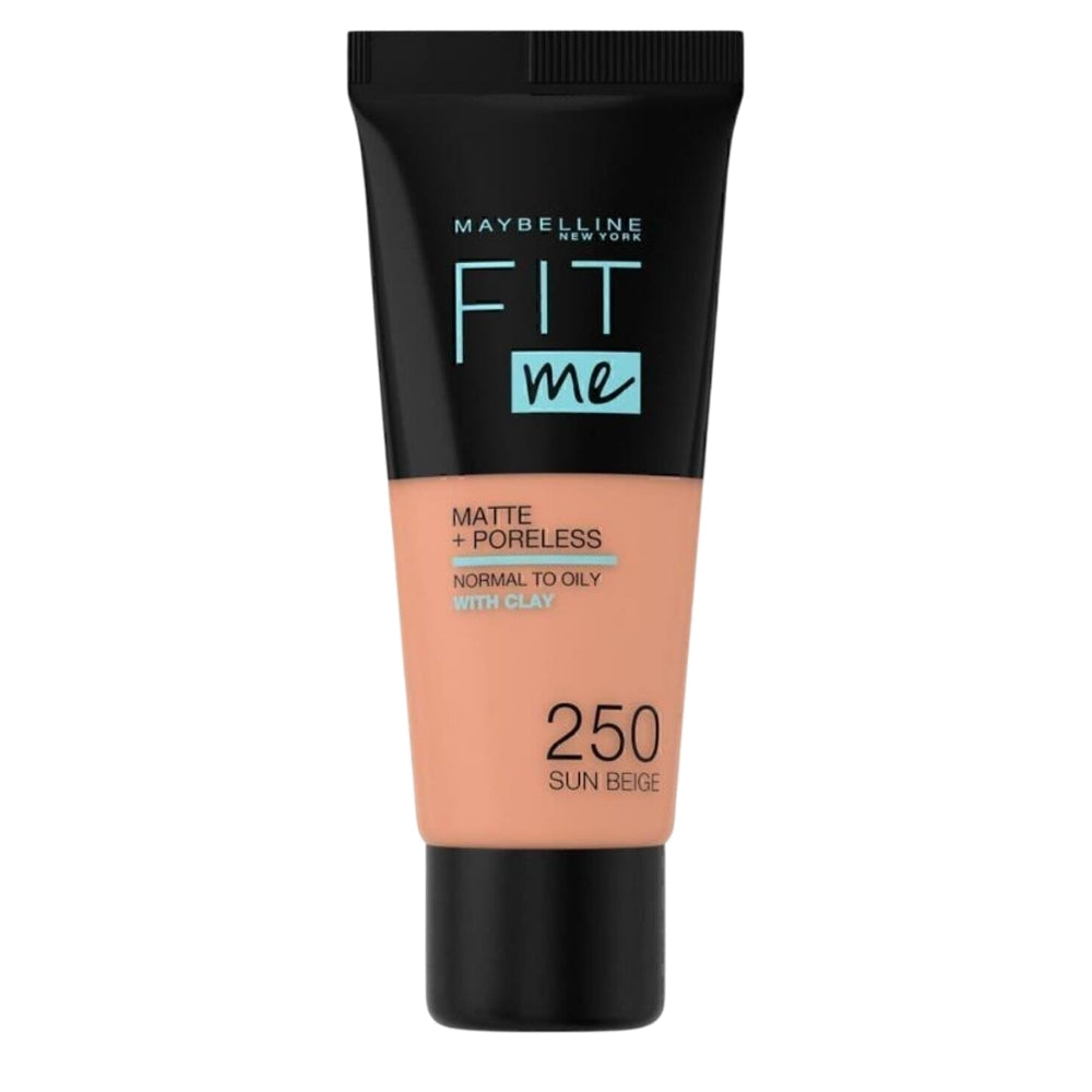 Maybelline Fit Me Matte & Poreless Foundation 250 Sun Beige 30ml