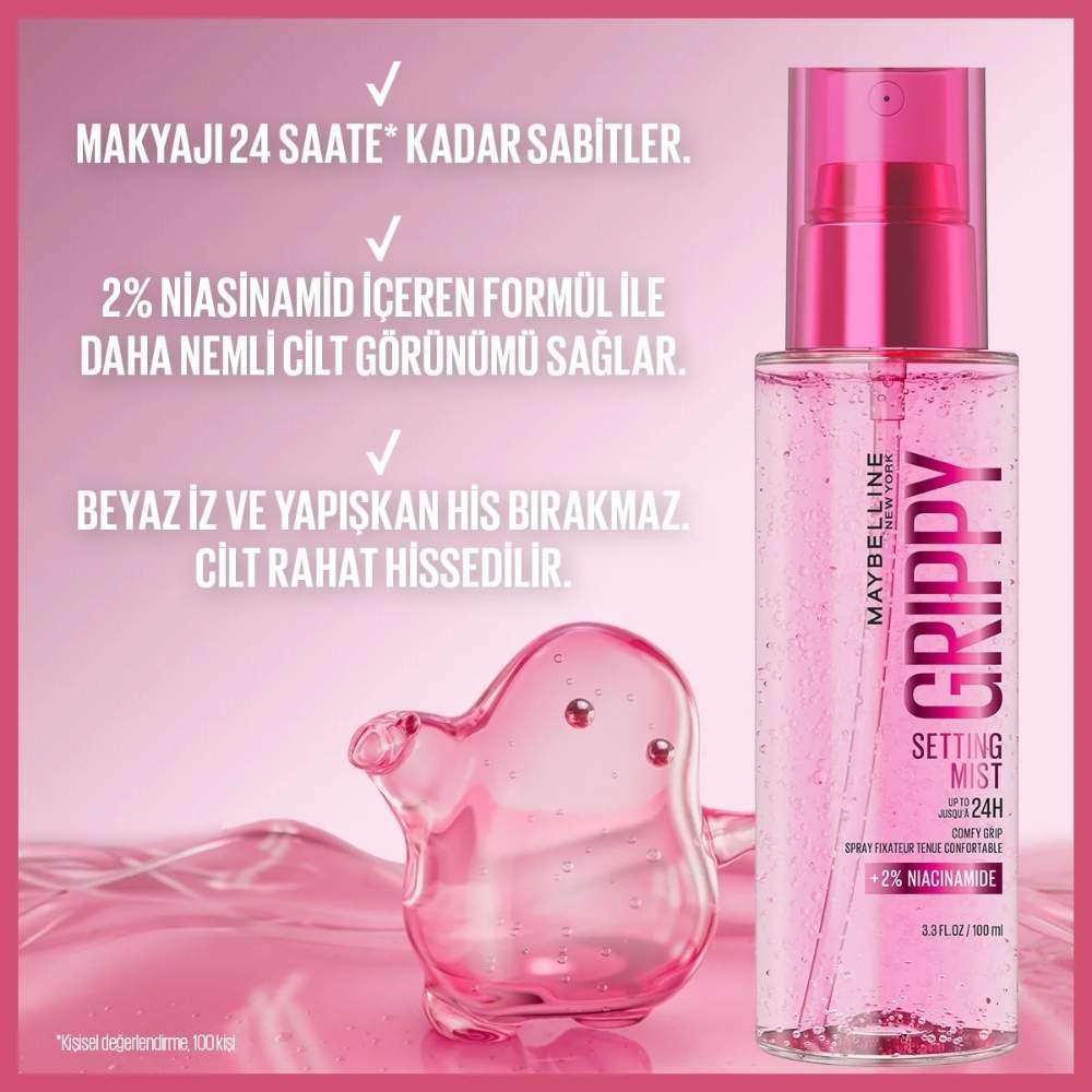 Maybelline Grippy 24H Makeup Setting Spray with Niacinamide 60ml
