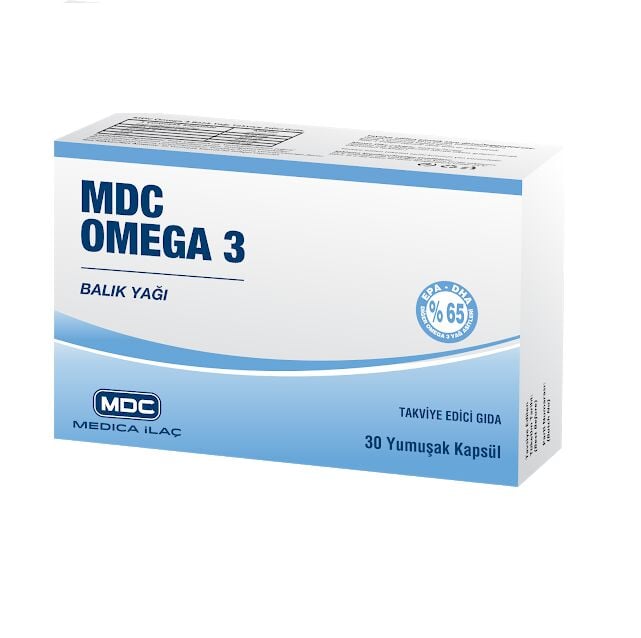 Mdc Medica Ilac Omega 3 Fish Oil Softgels 30 Count