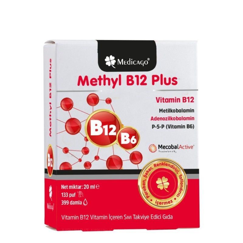 Medicago Methyl B12 Plus Spray with Vitamin B6 20 ml