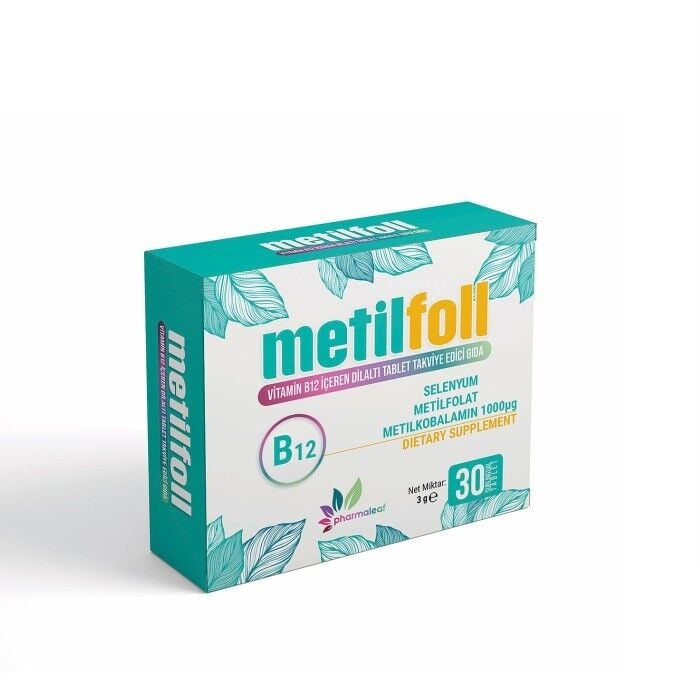 Pharmaleaf Metilfoll Sublingual B12 & Folate Support 30 Tablets