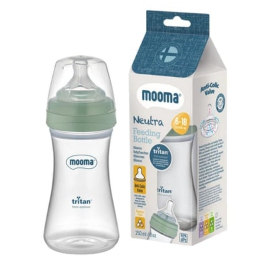 Mooma Neutra Anti-Colic Tritan Baby Bottle Green 250 ml
