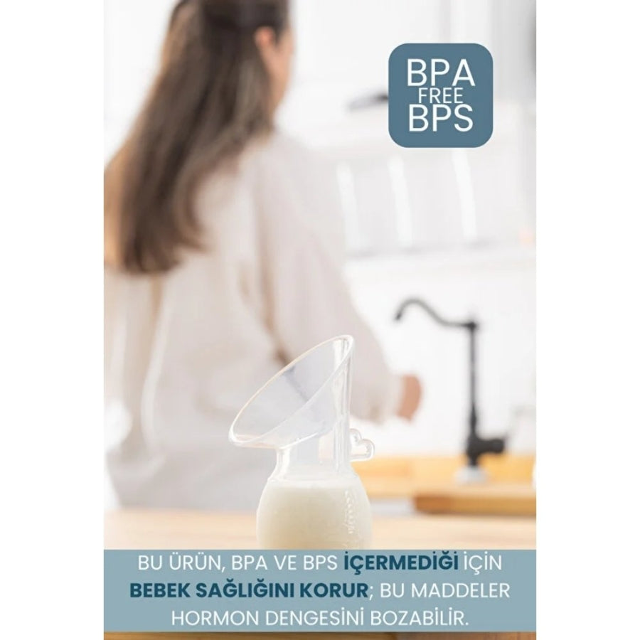 Mooma Silicone Breast Pump for Hands-Free Milk Collection 120 ml