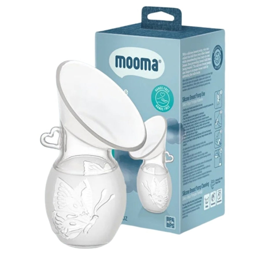 Mooma Silicone Breast Pump for Hands-Free Milk Collection 120 ml