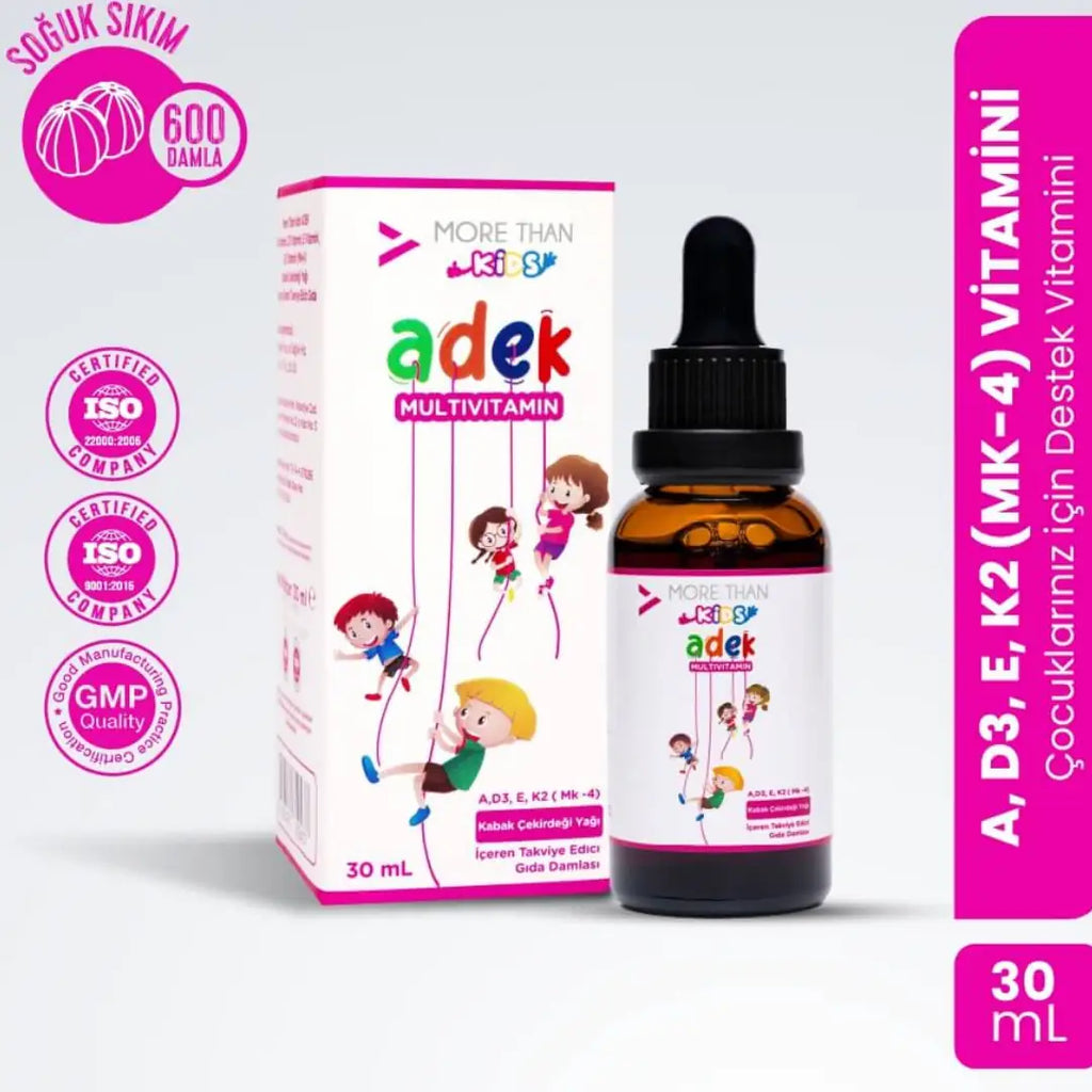 More Than ADEK Kids Multivitamin Drops for Daily Support 30 ml