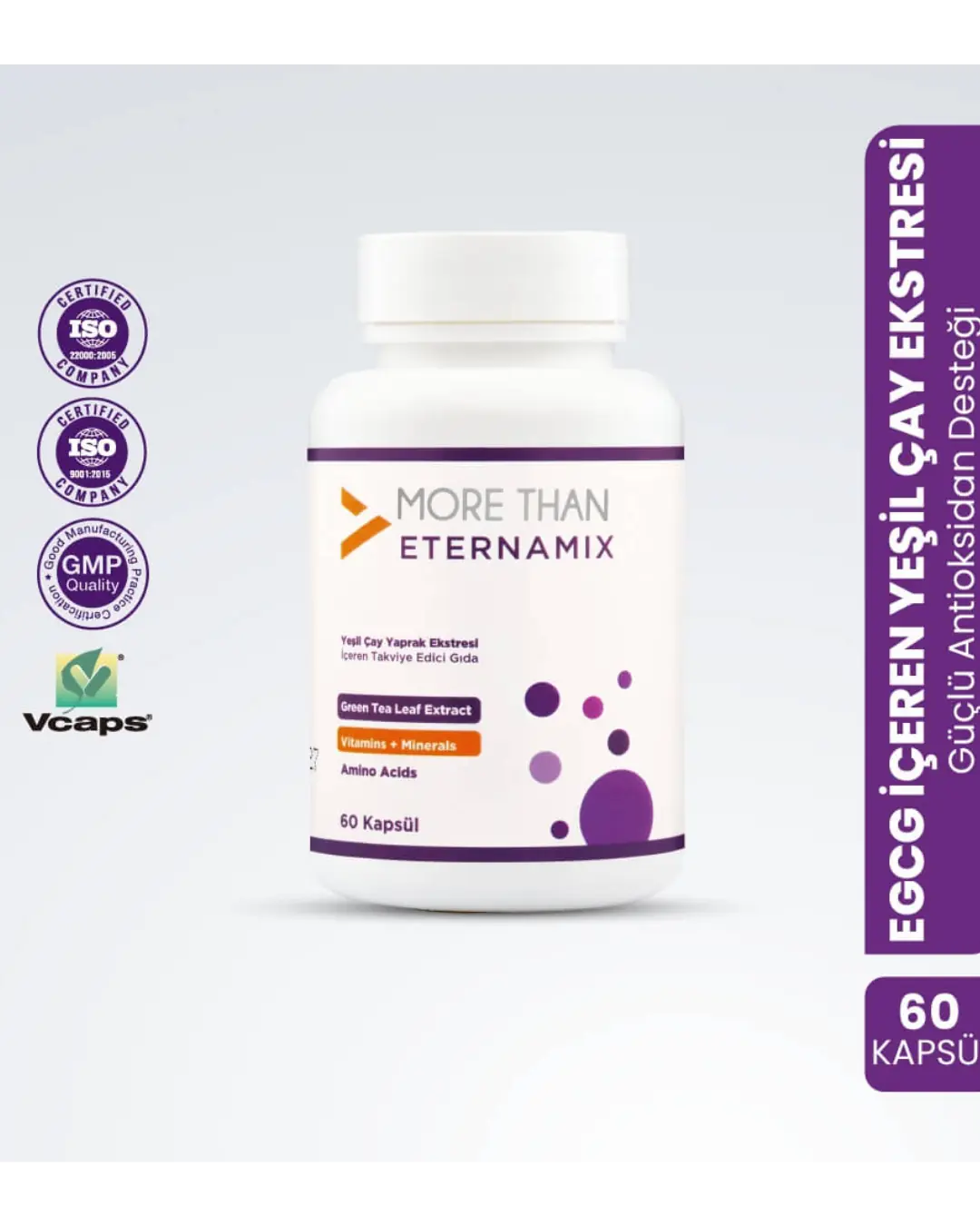 More Than Eternamix Green Tea Extract Dietary Supplement 60 Capsules