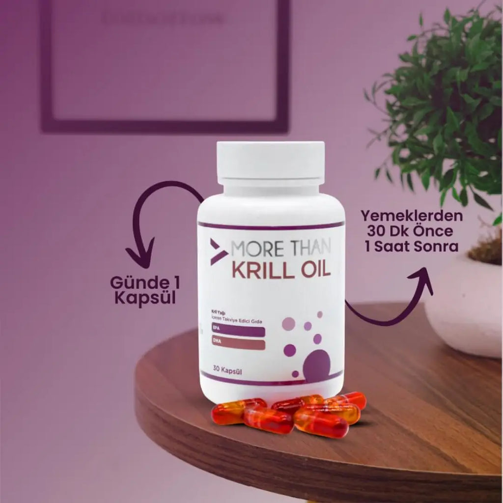 More Than Krill Oil Omega-3 Supplement 30 Capsules