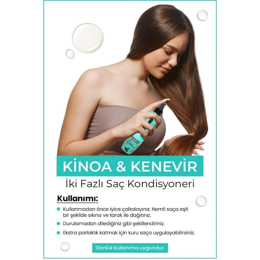 Morfose Quinoa Bi-Phase Blow Dry Spray for Hair Strength 240ml