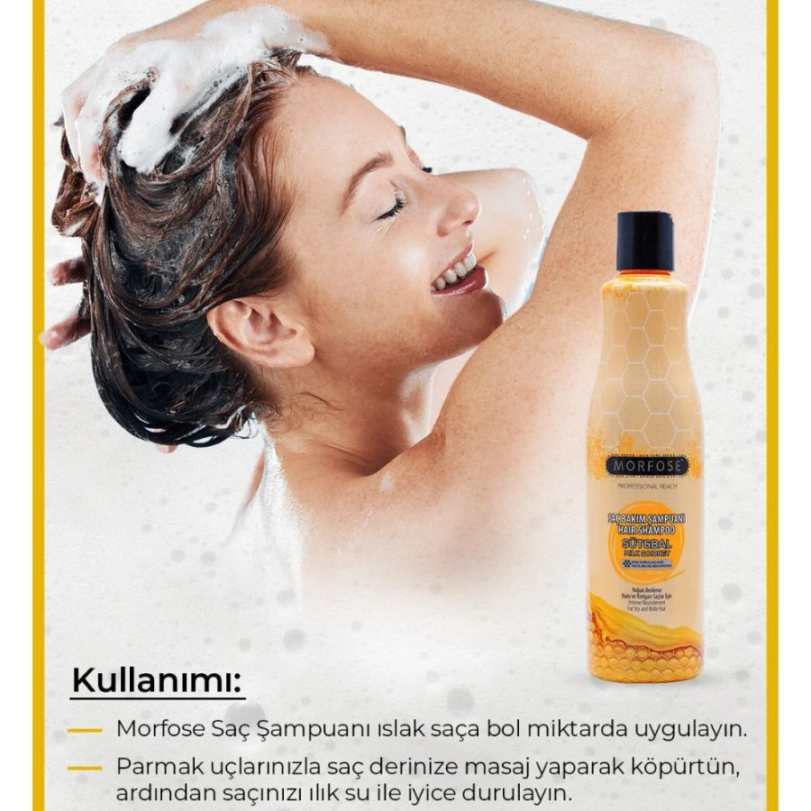 Morfose Milk & Honey Hair Care Shampoo for Softness 500ml