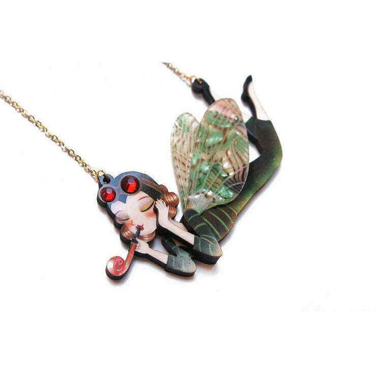 Moth Girl Necklace by Laliblue | PRE-ORDER SHIPS IN 2-3 WEEKS
