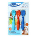 Mycey Baby Fork and Spoon Set for Self-Feeding 6 Pieces