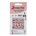 Nascita Nail Sticker 30 Flamingo & Cherry Designs 1 Count