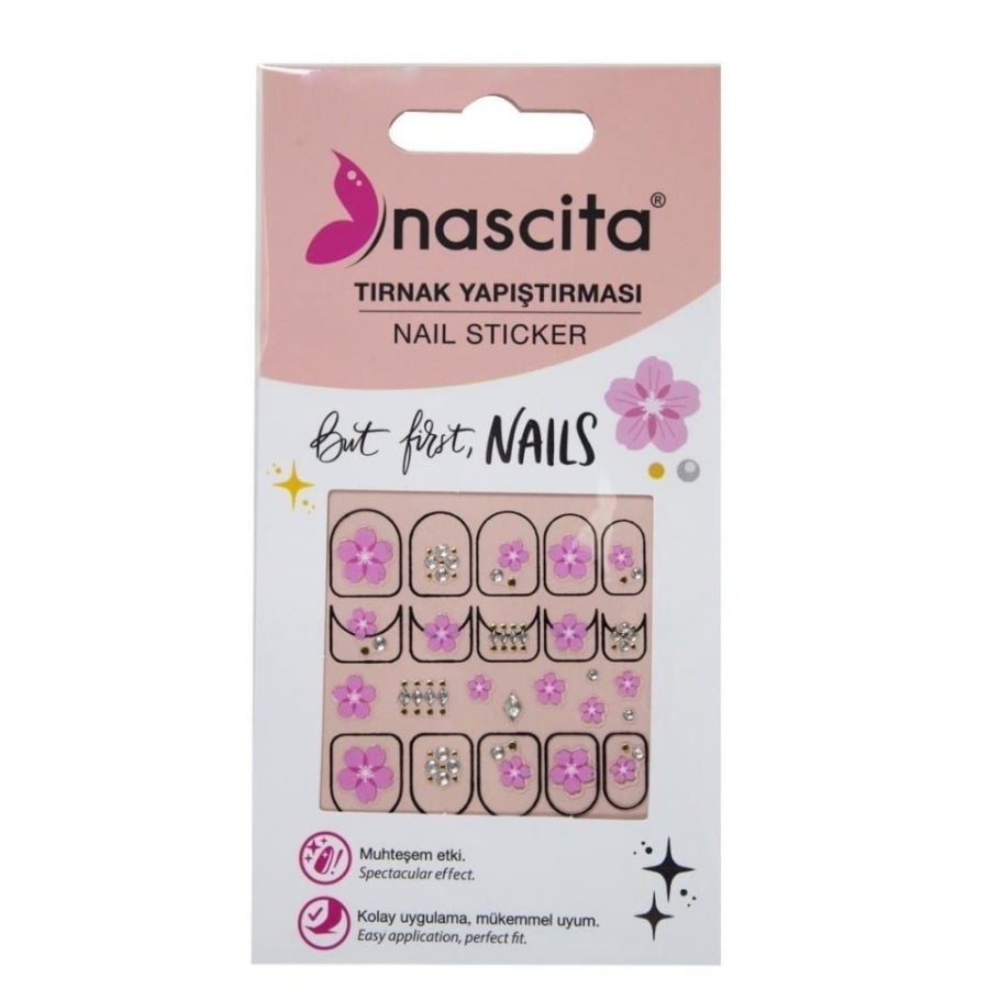 Nascita Nail Sticker 34 Daisy & Floral Nail Art 1 Piece