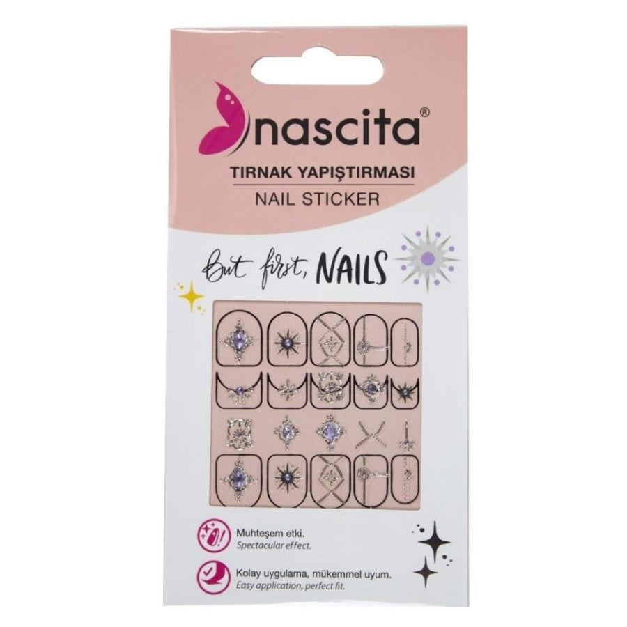 Nascita Nail Sticker 36 Star and Mystic Designs 1 Piece