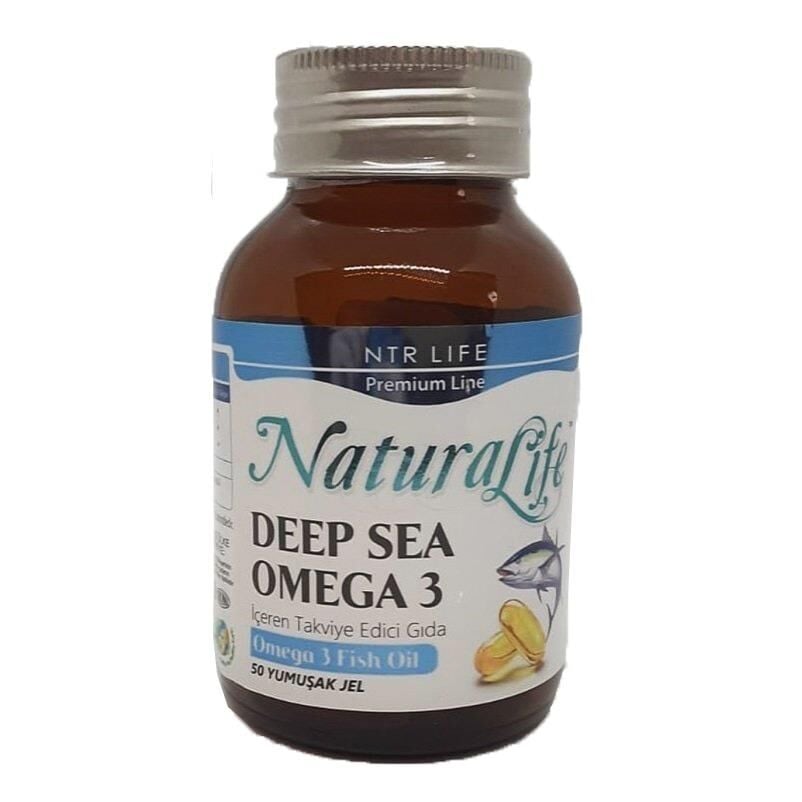 Natura Life Deep Sea Omega 3 Fish Oil Dietary Supplement 60 Softgels
