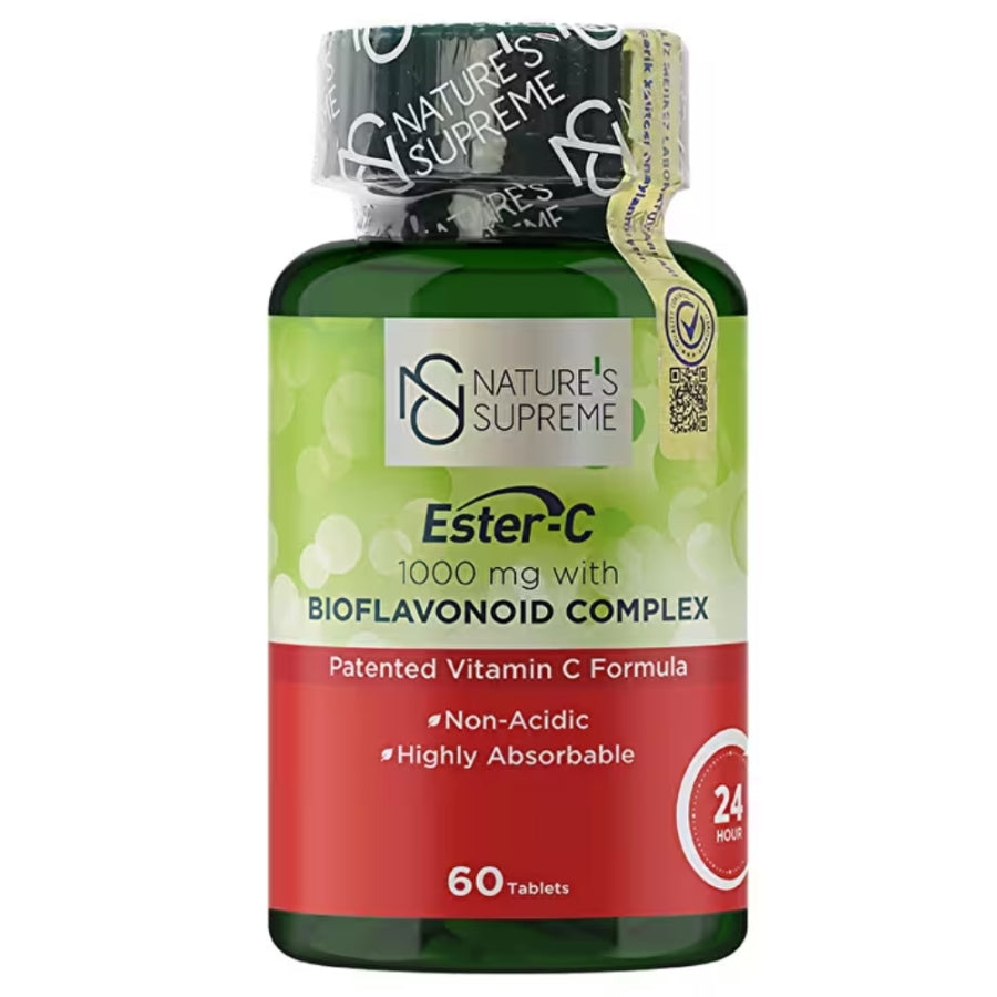 Nature's Supreme Ester-C 1000 mg Vitamin C Supplement 60 Tablets