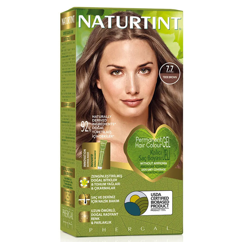 Naturtint Permanent Hair Color 7.7 Teide Brown 170ml
