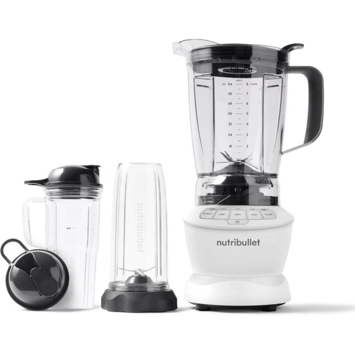 Nutribullet 1400-Watt Auto-Cycle Digital Blender White - NBF50600AW