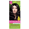 Nevacolor Permanent Hair Dye Set 1 Black for Natural Shine