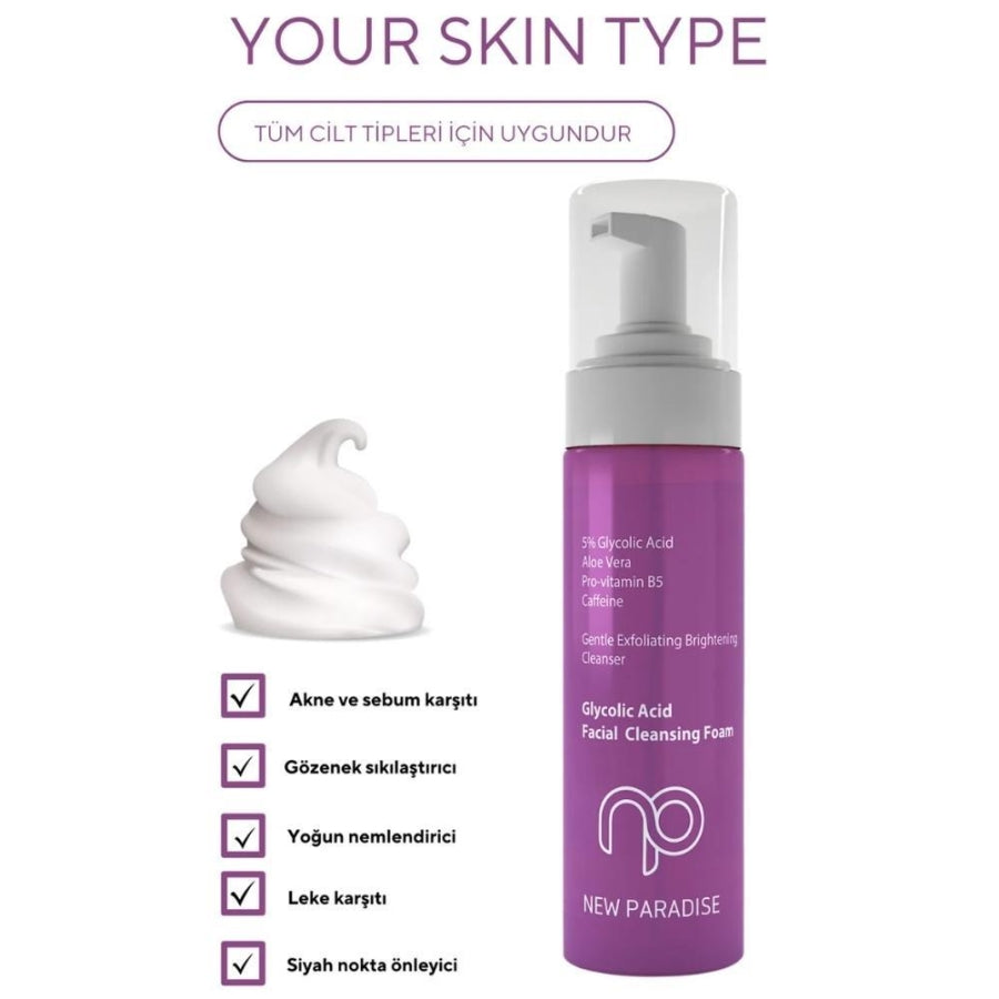 New Paradise Pore Tightening Face Wash Foam 200ml