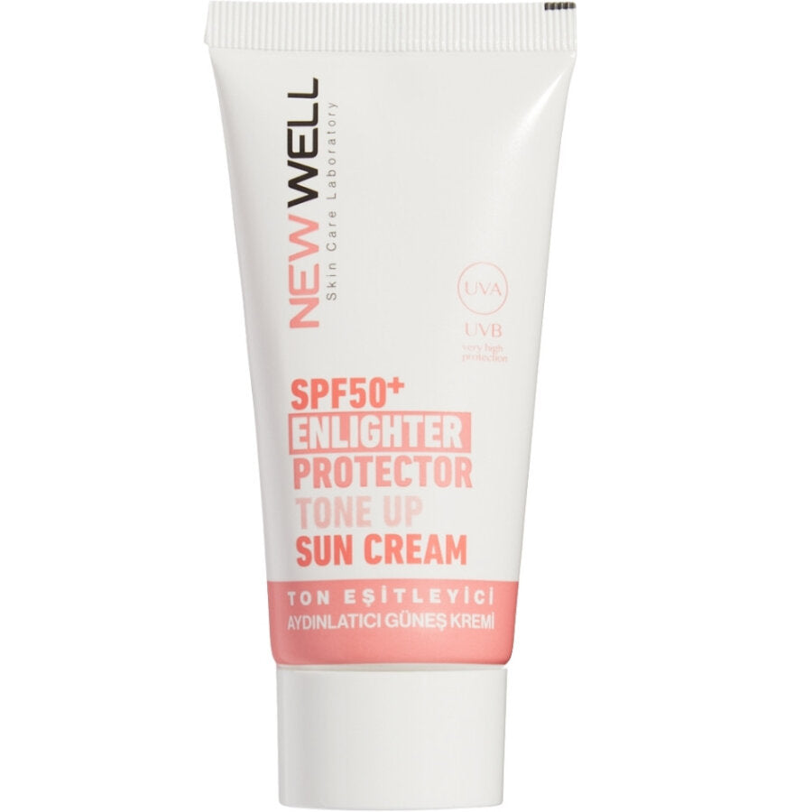 New Well Illuminating Pink Face Sunscreen SPF50+ 50ml