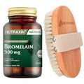 Nutraxin & Ecowera Summer Prep Set with Bromelain & Body Brush