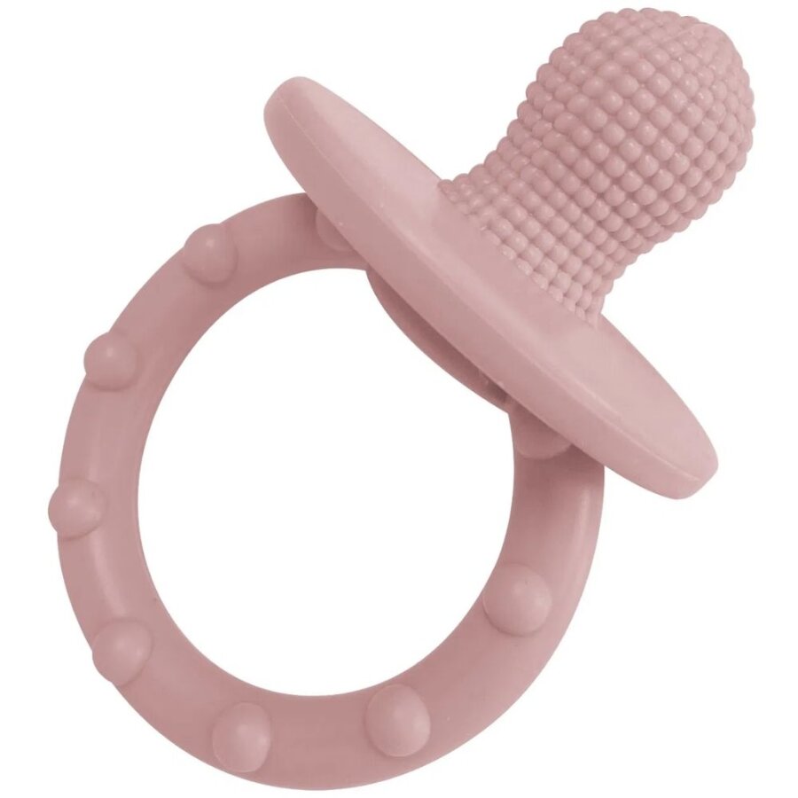 Oioi Gumy Silicone Teether for 3+ Months Pinky Pink