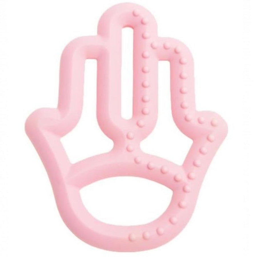 Oioi Silicone Teether Mom's Hand Pink for 3+ Months