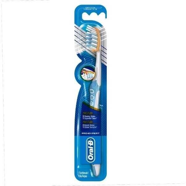 Oral-B Pro-Flex Clinic 38 Soft Toothbrush for Plaque Removal 1pc