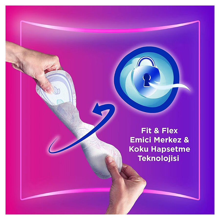 Orkid Platinum Night Sanitary Pads for Extra Protection 10 Count