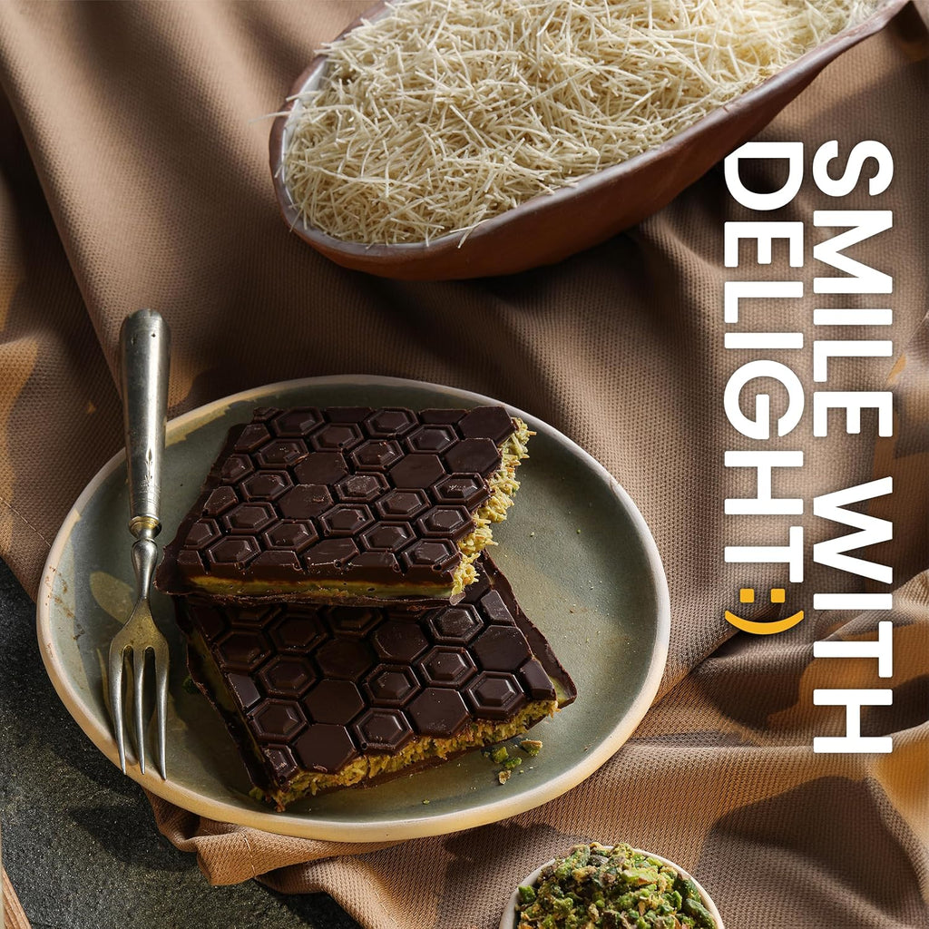 Bisvua Dried Kataifi 15 Pack - Premium Dried Kataifi Pastry 500g (17.6 oz) x 15