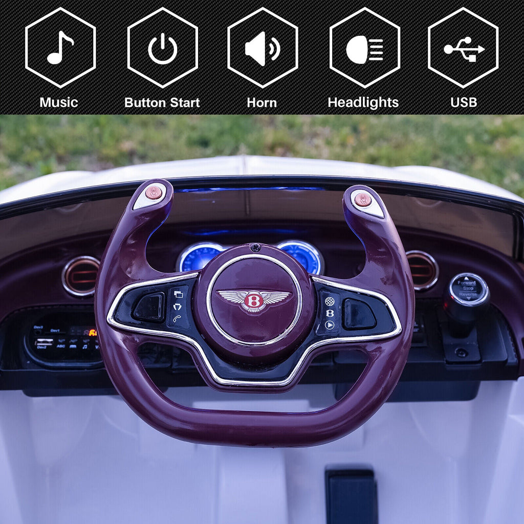 Licensed Bentley EXP 12 Ride On Car with Remote Control for Toddlers - Electric Toy Car