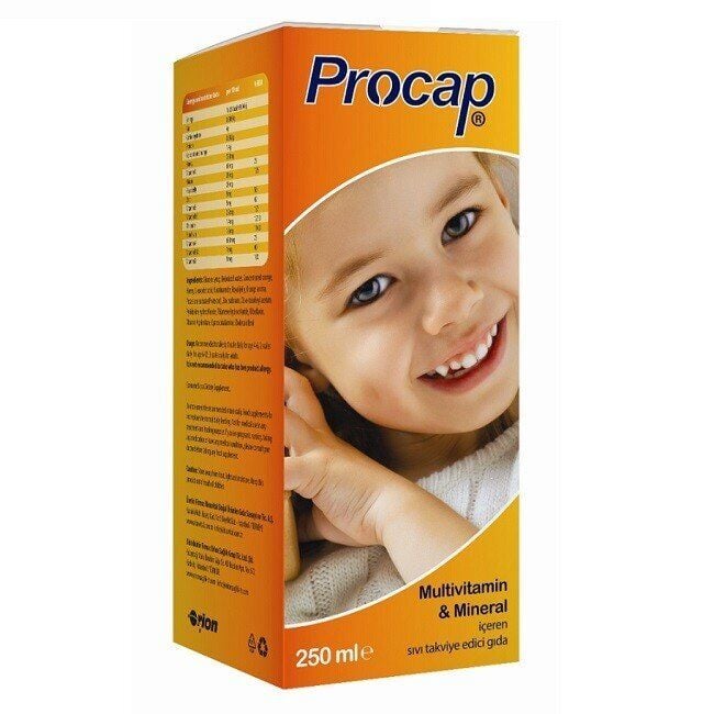 Orion Saglik Procap Multivitamin & Mineral Syrup 250ml