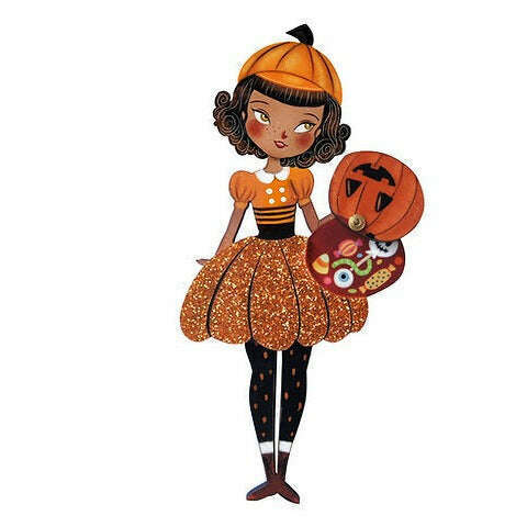 Pumpkin Woman Brooch by Laliblue | PRE-ORDER SHIPS IN 2-3 WEEKS