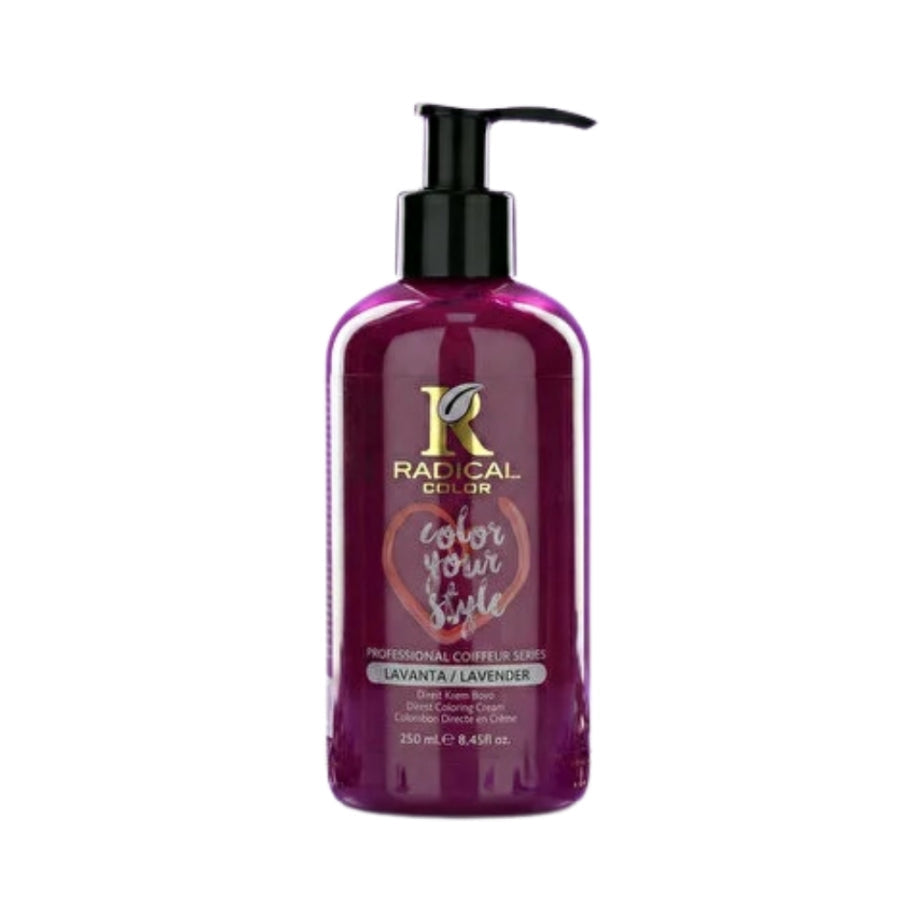 Radical Color Lavender Hair Dye Vibrant Semi-Permanent Color 250 ml