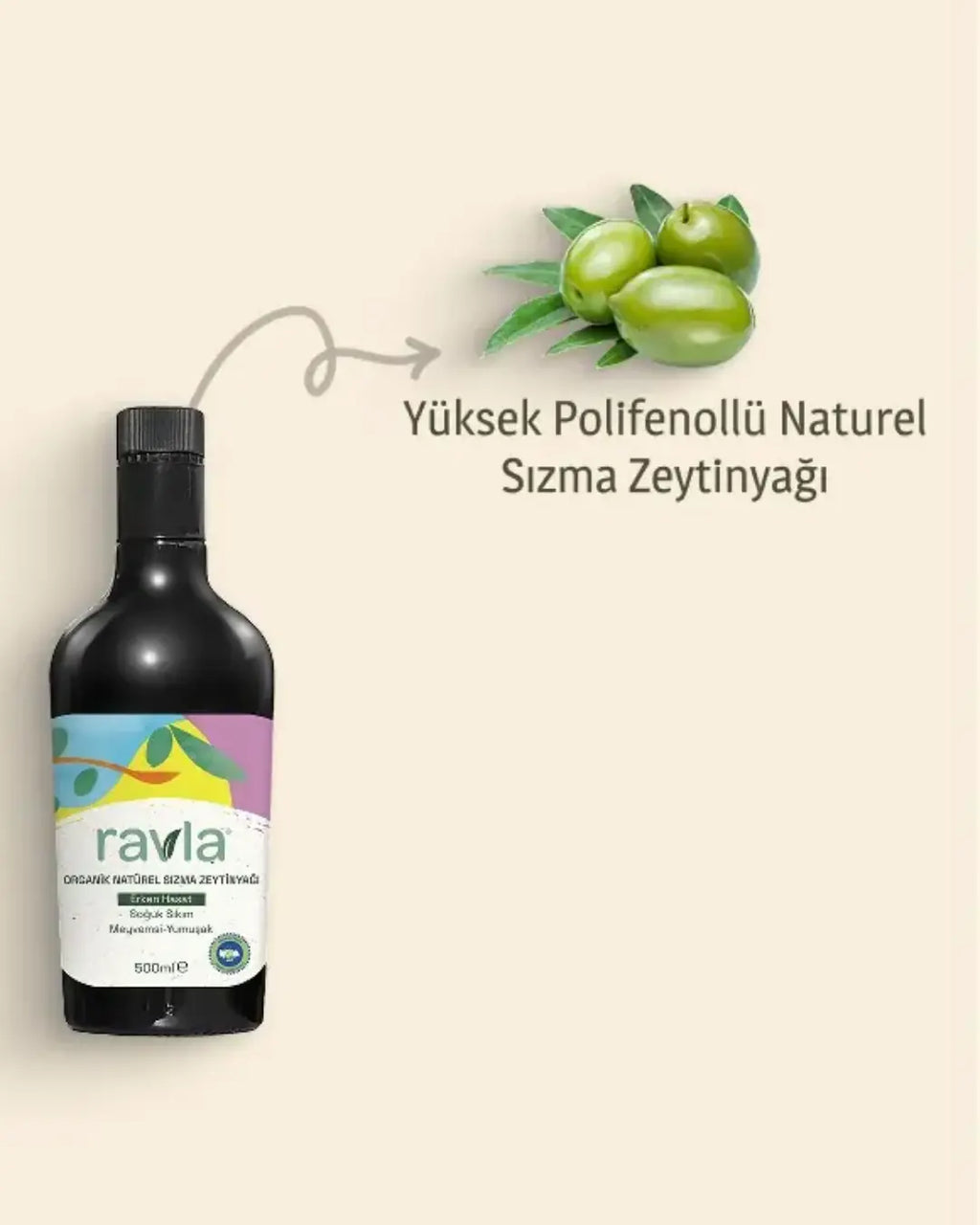 Ravla Fruity Organic Early Harvest Olive Oil 500ml